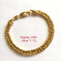 Bracelet-001 Charm copper alloy jewelry 18k gold plated chain bracelet for men